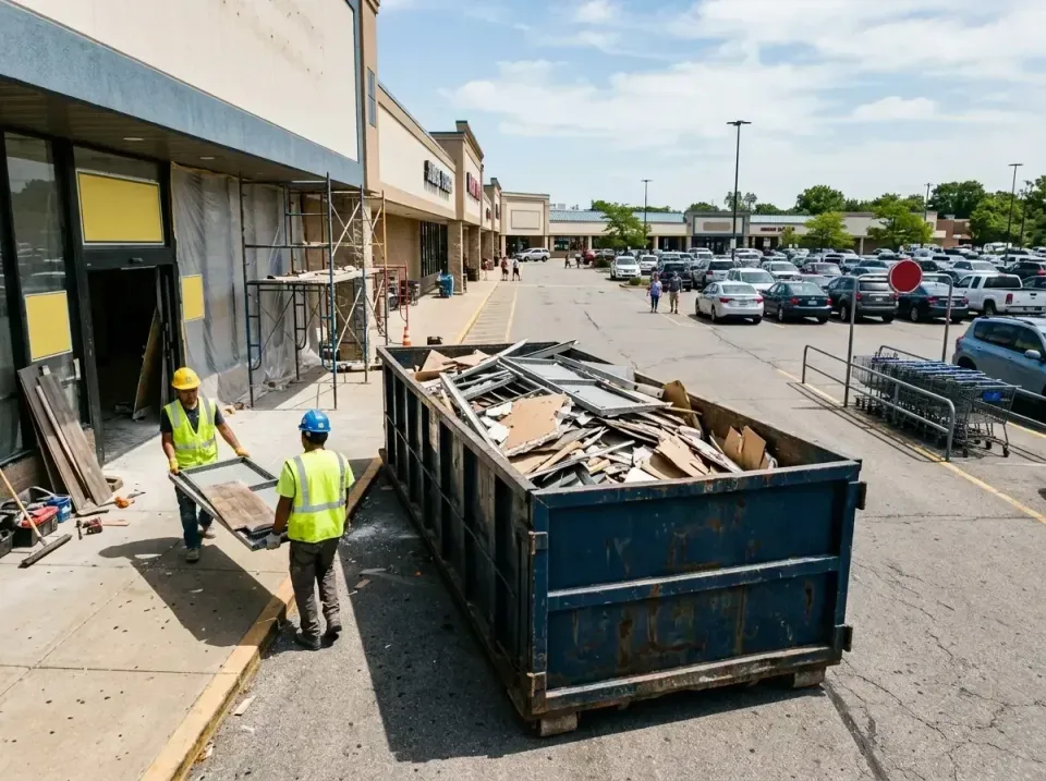 retail-store-renovation-debris-003 — frequently asked questions, Roll-off Dumpster Rentals in Bedford Heights, OH